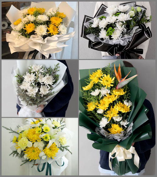 河南郑州巩义市西村镇五岭村白事花束代送